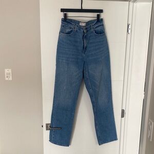 Abercrombie & Fitch Curve Love 90s Straight Ultra High Rise